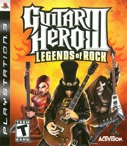 Guitar Hero III Legends of Rock - Sony PlayStation 3 (PS3)