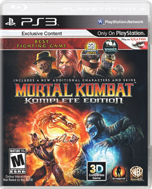 Mortal Kombat Komplete Edition - Sony PlayStation 3 (PS3)