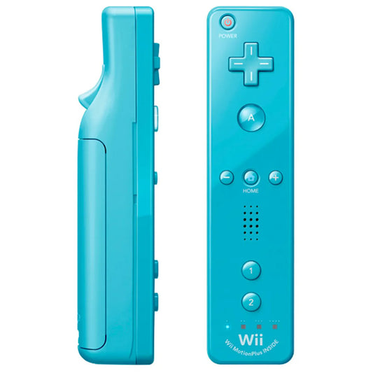 Nintendo Wii Remote Controller Motion Plus Blue Teal