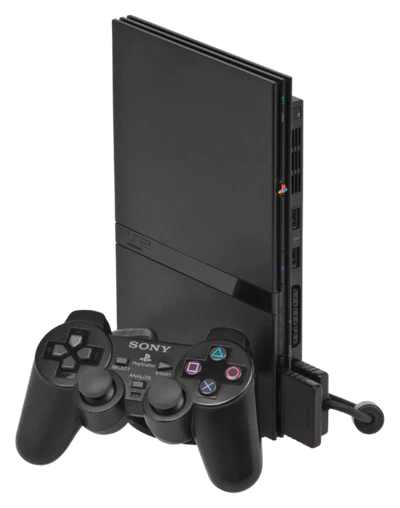 Sony PlayStation 2 PS2 Slim Charcoal Black Console