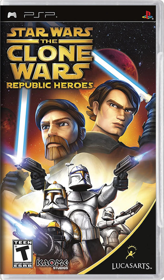 Star Wars Clone Wars Republic Heroes - Sony PSP