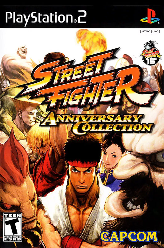 Street Fighter Anniversary Collection - Sony Playstation 2 (PS2)